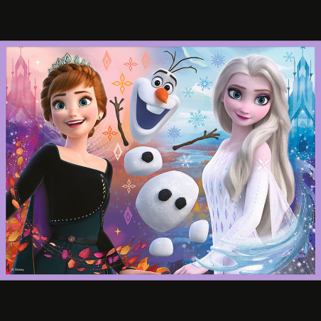 Pussel - 2 i 1 + minnesspel - Prinsessor i sitt rike - Disney Frost 2 trefl 93335
