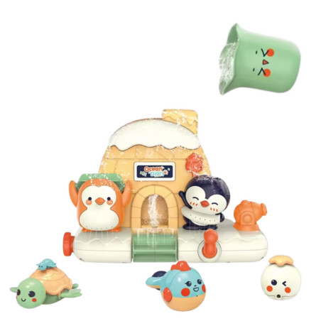 Badleksak för badet för småbarn Interaktivt havsdjur