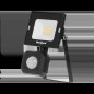 Reflektor LED 10W Rebel med skymnings- och rörelsesensor, 6500K, 230V