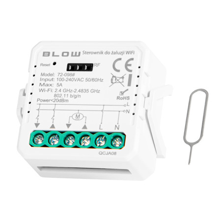 72-098 Smarta WiFi-styrenhet för persienner från Tuya