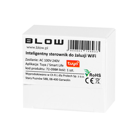 72-098 Smarta WiFi-styrenhet för persienner från Tuya