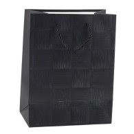 Presentpåse Kvadratiska Strukturerad Elegant 23 x 18 x 10 cm