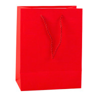 Presentpåse Kvadratiska Strukturerad Elegant 23 x 18 x 10 cm