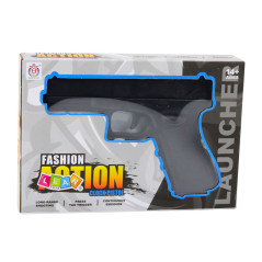 Vattenpistol med skumprojektiler och svart laser