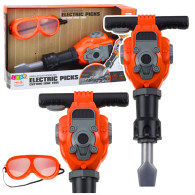 Verktygssats Snickare Pneumatisk Hammare Glasögon Orange