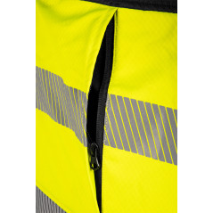 Arbetsvarseljacka Softshell, gul, storlek M