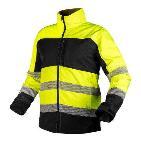 Arbetsvarseljacka Softshell, gul, storlek L