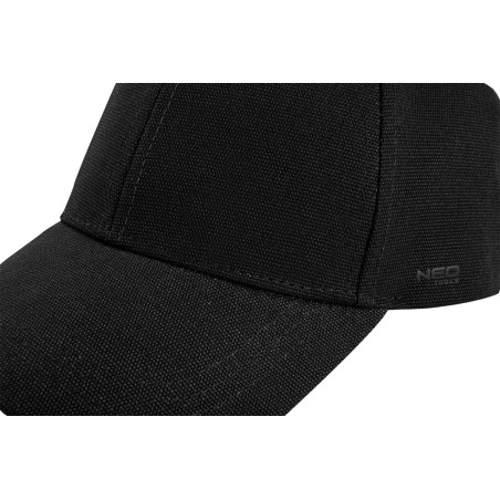 Keps med skärm, svart