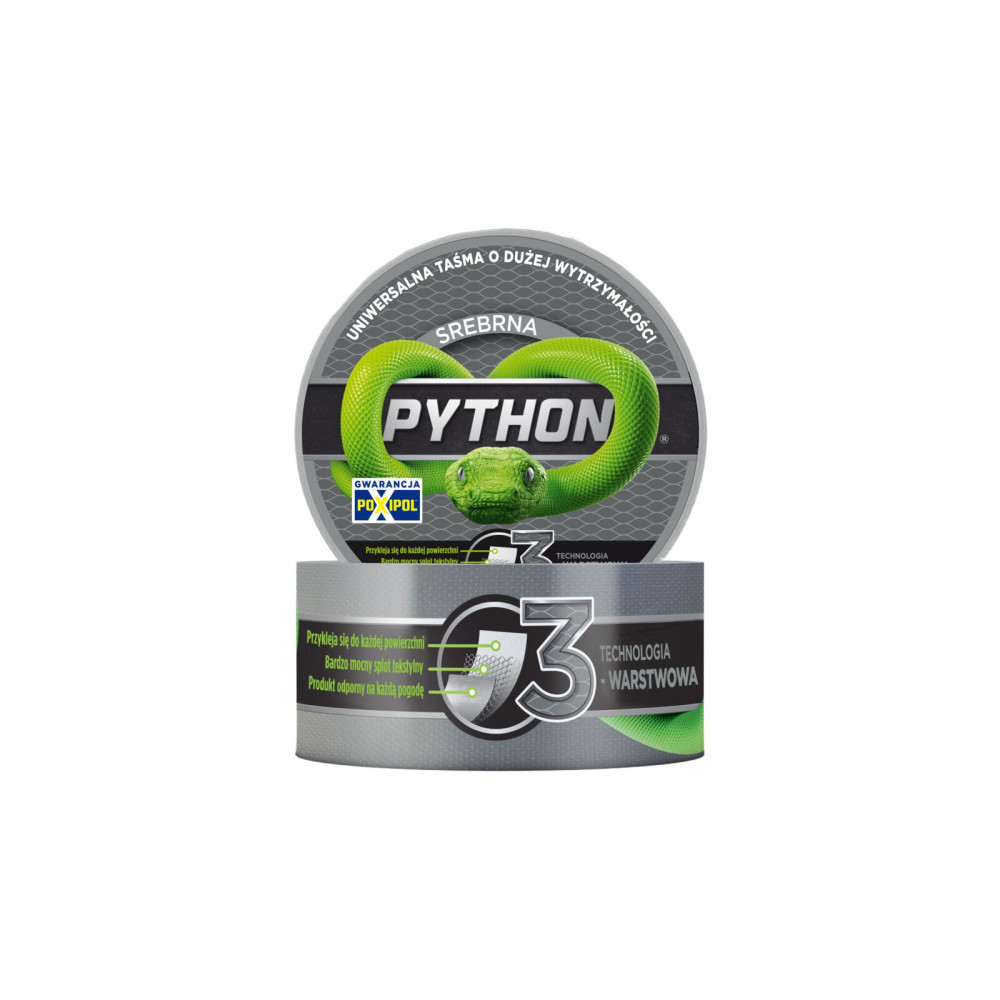 Reparationsband 3-lagers python 9m48mm, silver Reparationsband 3-lagers python 9m48mm, silver