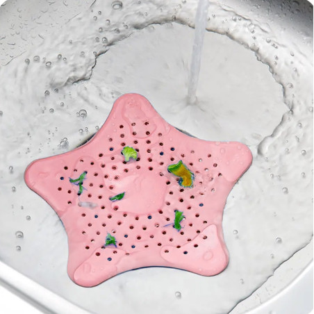 DA381 Silikon sil för avlopp rosa 13cm