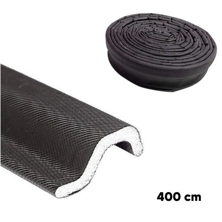 DA389 Självhäftande tätning för fönster och dörrar 4m svart