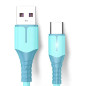 KK24 USB-kabel typ C 2m med LED-ljus