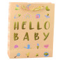 Presentpåse för barn Hello Baby Persika 32 x 26 x 10cm