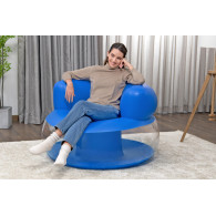 Uppblåsbar fåtölj Blå 112 x 112 x 70 cm Bestway 75138