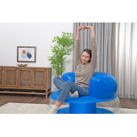 Uppblåsbar fåtölj Blå 112 x 112 x 70 cm Bestway 75138