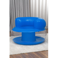 Uppblåsbar fåtölj Blå 112 x 112 x 70 cm Bestway 75138
