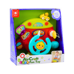 Interaktiv Flygplansinstrumentbräda Multifunktionscockpit Liten Pilotljud