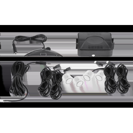 Bilparkeringssensor 2616-N04 vita sensorer