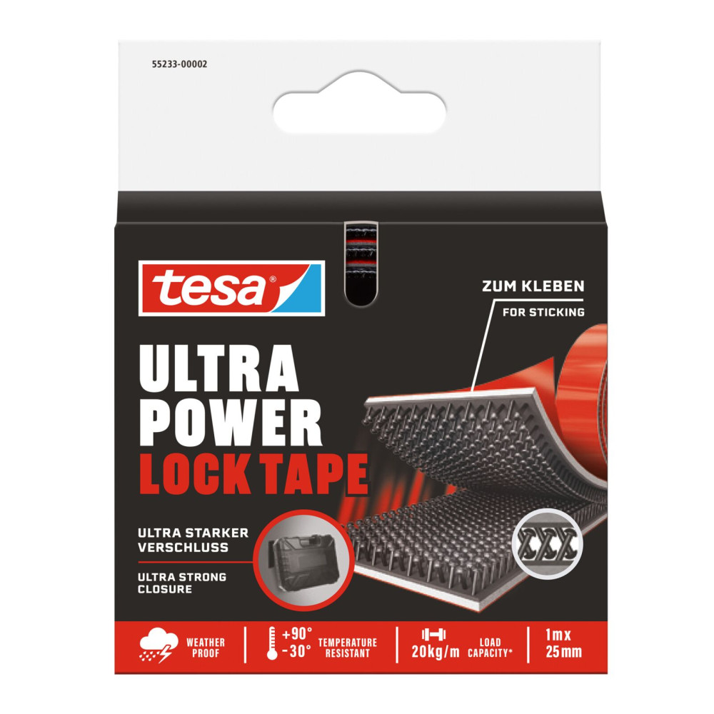 Rzep sprzylep.wew.zew.ultrapowerlock 1para 1m25mm czarny Rzep sprzylep.wew.zew.ultrapowerlock 1para 1m25mm czarny