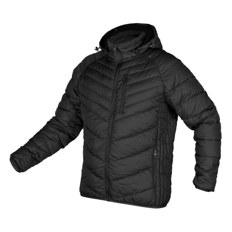 Jacka MixMatch, quiltad, dun, lätt, svart, storlek M