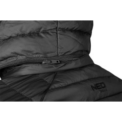 Jacka MixMatch, quiltad, dun, lätt, svart, storlek L