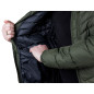 Jacka MixMatch, quiltad, dun, lätt, olivsvart, storlek S