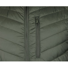 Jacka MixMatch, quiltad, dun, lätt, olivsvart, storlek M