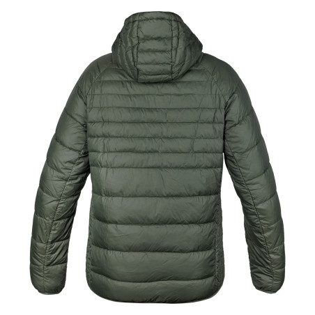 Jacka MixMatch, quiltad, dun, lätt, olivsvart, storlek L