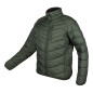 Jacka MixMatch, quiltad, dun, lätt, olivsvart, storlek L