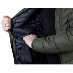 Jacka MixMatch, quiltad, dun, lätt, olivsvart, storlek XXL