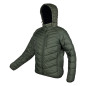 Jacka MixMatch, quiltad, dun, lätt, olivsvart, storlek XXXL