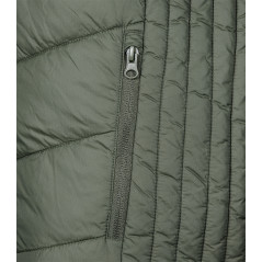 Jacka MixMatch, quiltad, dun, lätt, olivsvart, storlek XXXL