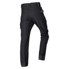 Arbetsbyxor MixMatch, 4-vägsstretch, svart-gröna, storlek XXL.