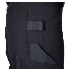 Arbetsbyxor MixMatch, 4-vägsstretch, svart-orange, storlek M