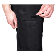 Arbetsbyxor MixMatch, 4-vägsstretch, svart-orange, storlek XXL