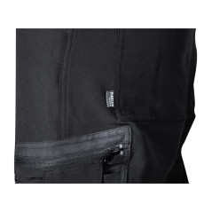 Arbetsbyxor MixMatch, 4-vägsstretch, svart-orange, storlek XXXL