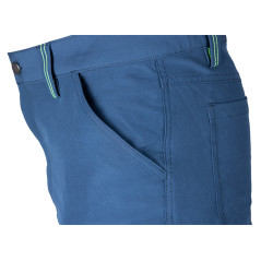 Arbetsbyxor MixMatch, 4-vägsstretch, marinblå-gröna, storlek XXXL
