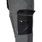 Arbetsbyxor MixMatch, 4-vägs stretch, med fickor, Cordura, grå-svarta, storlek XXXL.