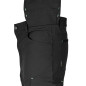 Arbetsbyxor MixMatch, 4-vägs stretch, med fickor, Cordura, svarta, storlek S