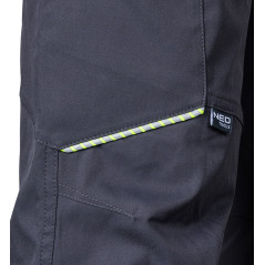 Arbetsbyxor MixMatch, stretch, grå, storlek XS