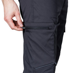 Arbetsbyxor MixMatch, stretch, svarta, storlek M