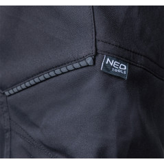 Arbetsbyxor MixMatch, stretch, svarta, storlek L