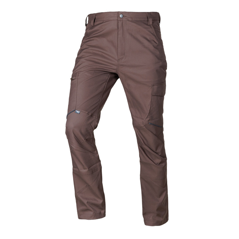 Arbetsbyxor MixMatch, stretch, bruna, storlek XS