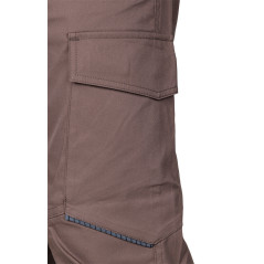 Arbetsbyxor MixMatch, stretch, bruna, storlek XS