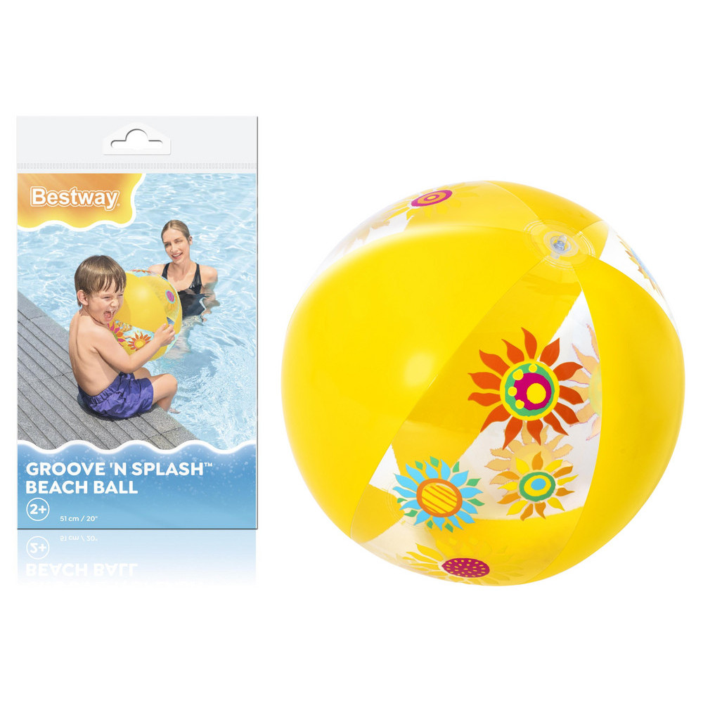 Dmuchana Piłka Żółta 51cm Bestway 31036 Dmuchana Piłka Żółta 51cm Bestway 31036
