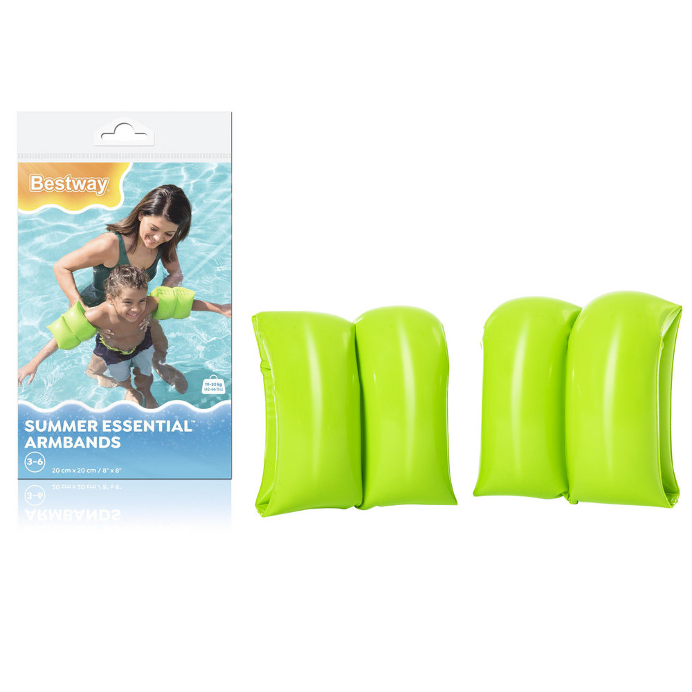 Dmuchane Rękawki Zielone Bestway 20cm 32005 Dmuchane Rękawki Zielone Bestway 20cm 32005