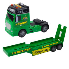 Räddningsset Lastbil Helikopter Bil Dinosaurie Ljus Ljud