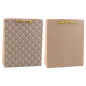 Presentpåse med Prägling Ljusbeige 32 x 26 x 10cm