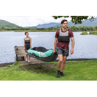Kajak med plats för två personer, uppblåsbar, 330 x 86 cm, Bestway 65052.