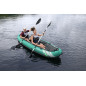 Kajak med plats för två personer, uppblåsbar, 330 x 86 cm, Bestway 65052.